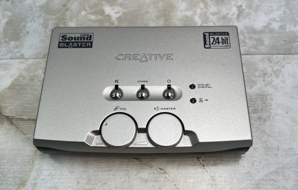Creative Labs SoundBlaster SB0300 External Audio Sound Card FOR PARTS - UNTESTED